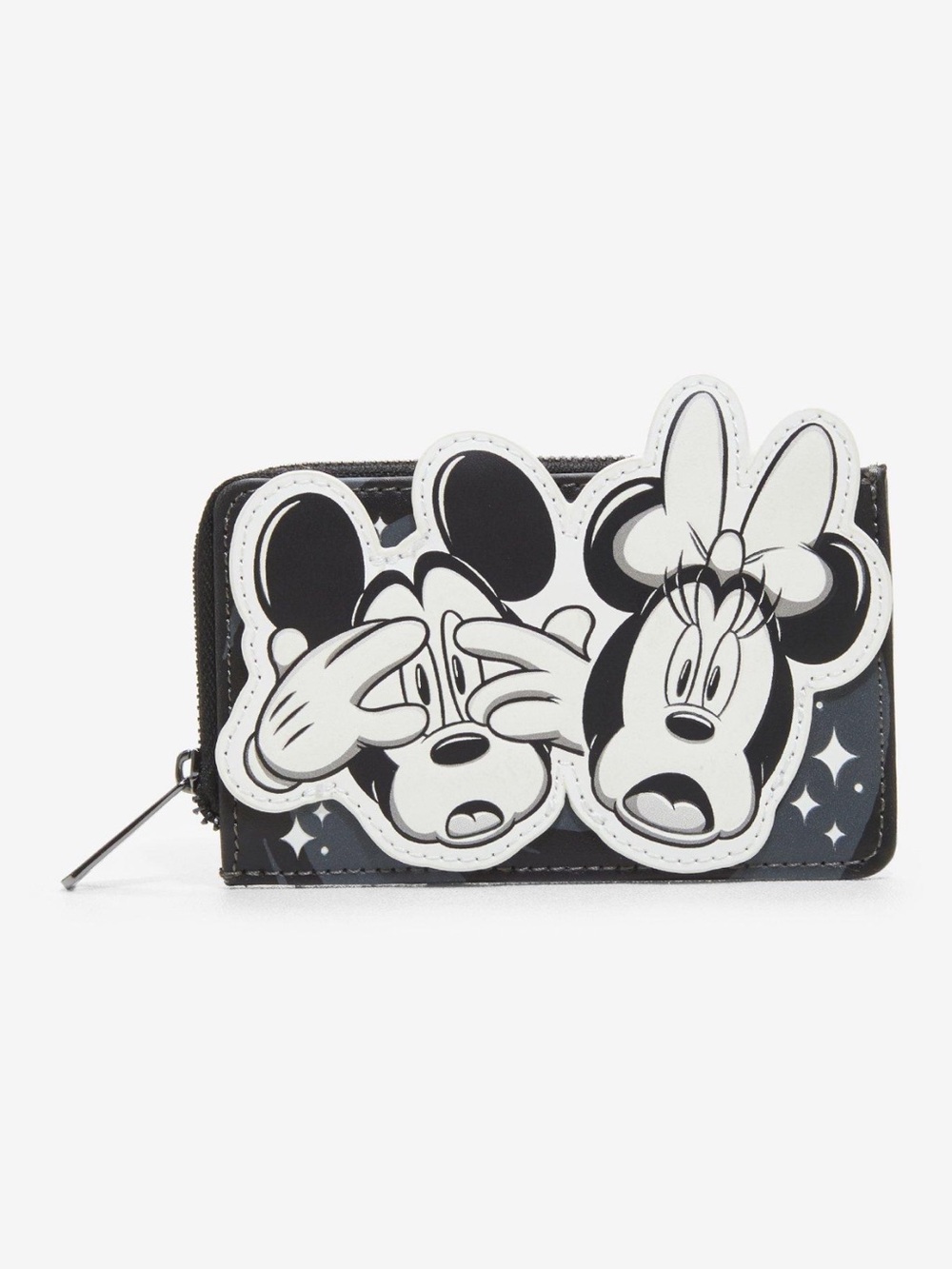 Disney Loungefly Scared Mickey and Minnie cardholder